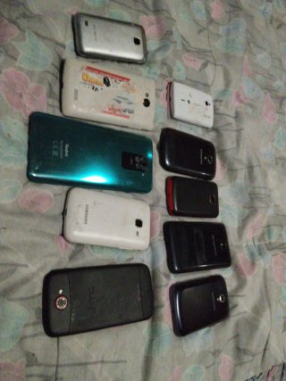 Lote 10 móviles Samsung