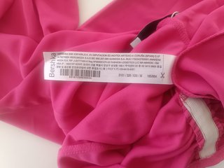 Pantalón Bershka Flare Rosa Talla 34