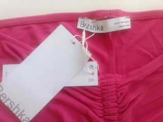 Pantalón Bershka Flare Rosa Talla 34