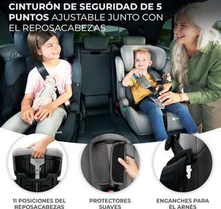Kinderkraft COMFORT UP i-Size 75-150cm Silla coche