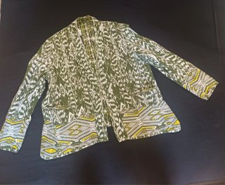Americana Mango Algodón Talla XL
