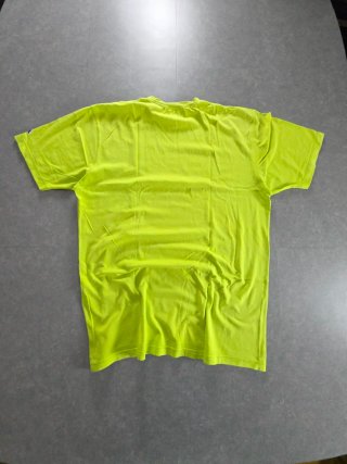 T-shirt Adidas Vintage Verde Lime Big Logo 90s