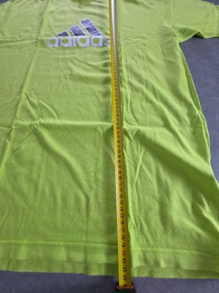 T-shirt Adidas Vintage Verde Lime Big Logo 90s
