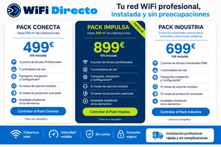 WiFi instalado sin cortes en casa, negocio...