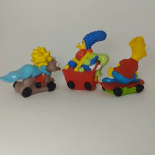 4 figuras Los Simpsons - Burger King