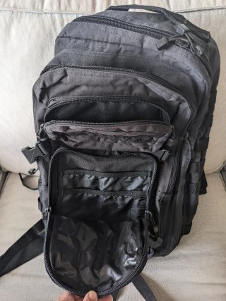 Mochila Miltec Large 36L Negra