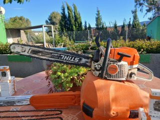 Motosierra Stihl MS 400 + Accesorios