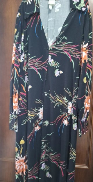 Vestido H&M señora estampado floral