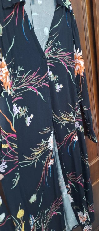 Vestido H&M señora estampado floral