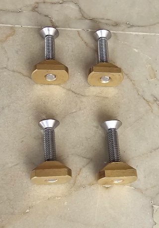 Kit tornillos foil hidrofoil T-Nut
