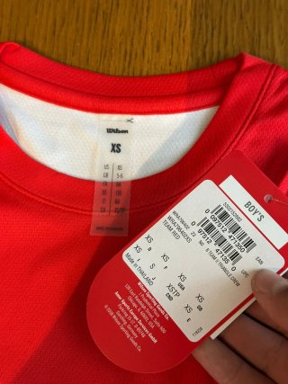 PACK 2 Camisetas Wilson NIÑO (5-6 años) - NUEVAS