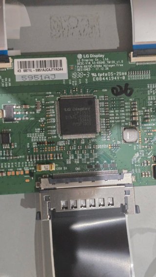 Philips 43PUS6554/12 TV rota para despiece.