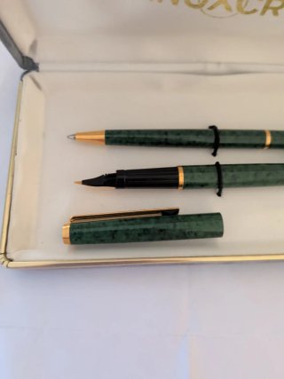 Set Bolígrafo y Pluma Inoxcrom Oro 24K