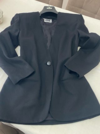 Blazer Luisa Spagnoli 100% Lana Vergine Nero