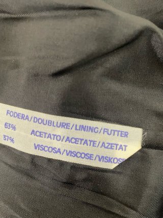 Blazer Luisa Spagnoli 100% Lana Vergine Nero
