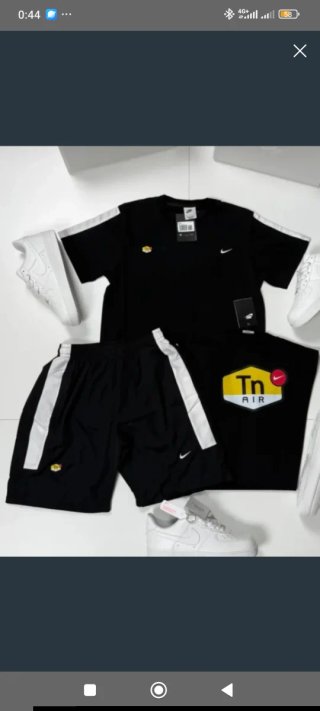 Conjunto Nike Negro y Blanco