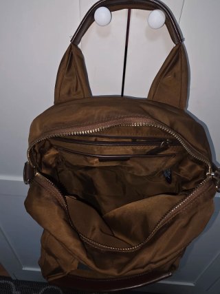 Bolso Bimba y Lola Nylon Marrón 30cm x 20cm x 10cm