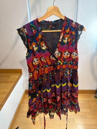 Vestido Yumi Matrioskas Multicolor Talla S