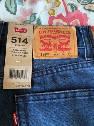 Vaqueros Levi's 514 Niños