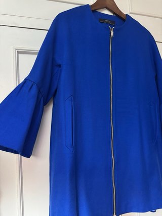Chaqueta Zara Azul con Cremallera