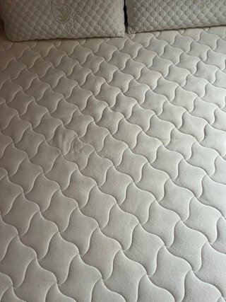 Cama somier y colchón gris Talla : 150x190