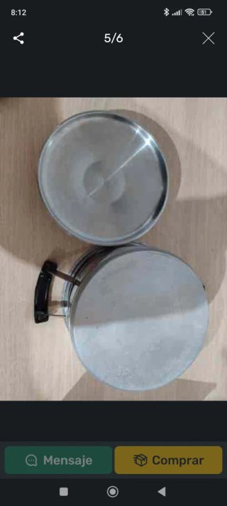 Lote 2 Ollas Acero Inox Alemana