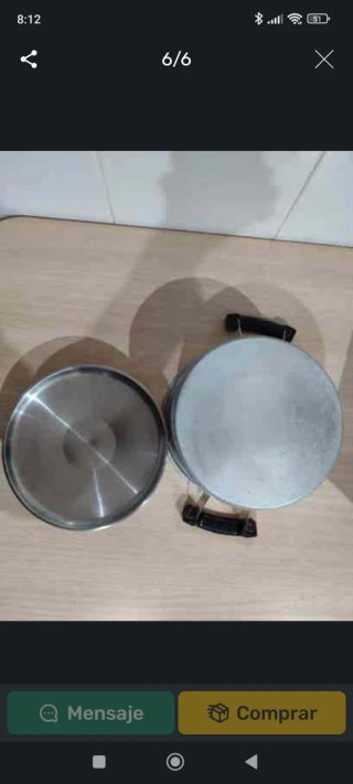 Lote 2 Ollas Acero Inox Alemana