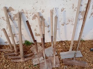 Herramientas de obra y jardín