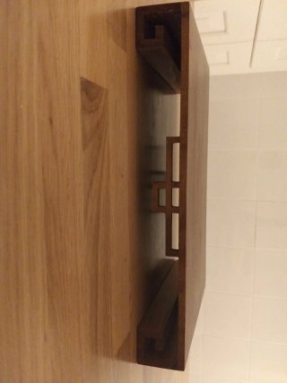 Mesa de madera para bonsái