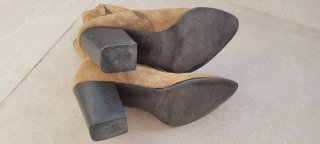 Botines ante Mango Marrones