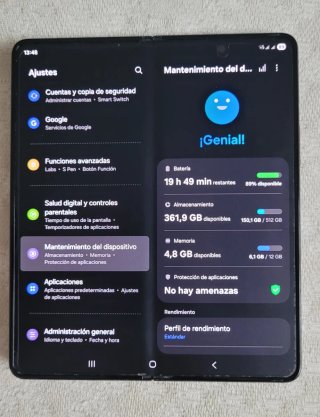 Samsung Galaxy Fold 5 Grigio/Nero