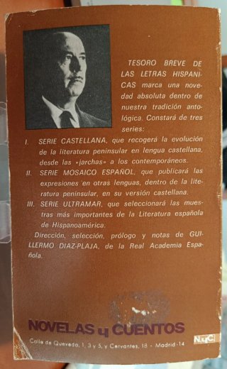 Literatura Hispanoamericana. Tesoro breve de las l