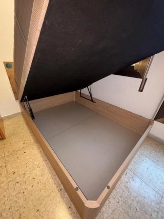 Canapé abatible +colchon 135x200 + Cabezal