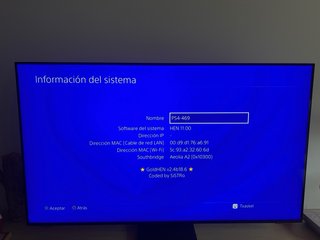 PS4 FAT v 11.00 con GOLDHN + dos mandos y juegos.