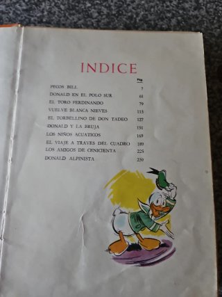 Libro de dibujos de Walt disney