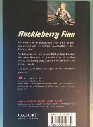 Libro Huckleberry Finn en inglés