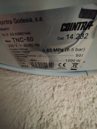 Calentador Eléctrico COINTRA Blanco