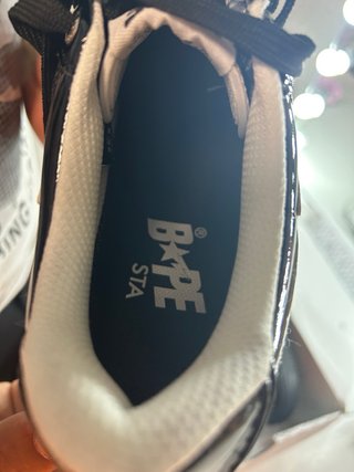 Zapatillas BAPE Bapesta Negras y Blancas