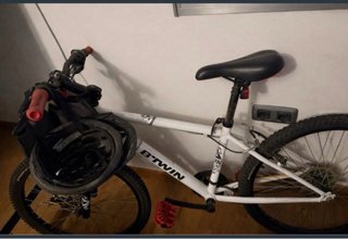 Bici juvenil B'TWIN frenos dañados
