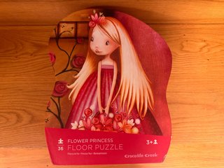Puzzle Princesa Flor Crocodile Creek 36 piezas