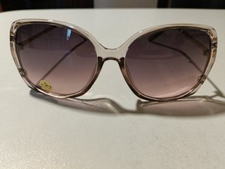 Gafas de sol montura transparente degradado