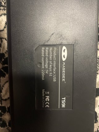 Teclado mecanico MAGEGEE TS91 USB 61 teclas