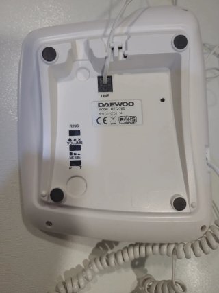 Teléfono DAEWOO para Mayores Blanco
