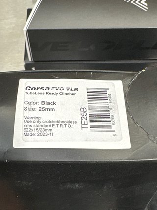 Cubierta Veloflex Corsa EVO TLR 700x25
