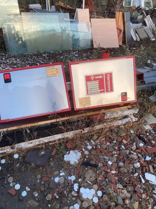 Caja Boca Incendio Roja
