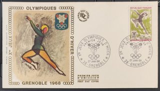 SOBRES JUEGOS OLÍMPICOS INVIERNO GRENOBLE 1968