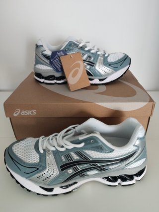 Asics Gel Kayano 14 Plata/Blanco