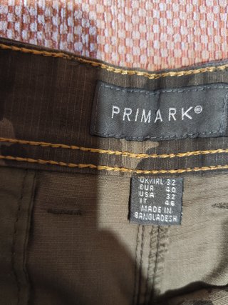 Pantalón corto camuflaje militar 6 bolsillos