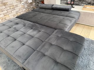 Nuevo sofa cama chaise longue - gris