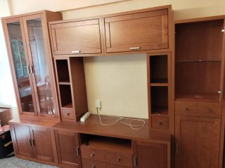 Mueble de salón modular madera